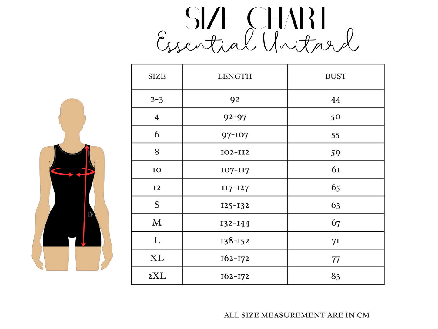 ESSENTIAL UNITARD
