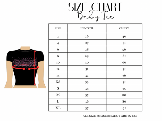 EVLETICS BABY TEE - GLAM