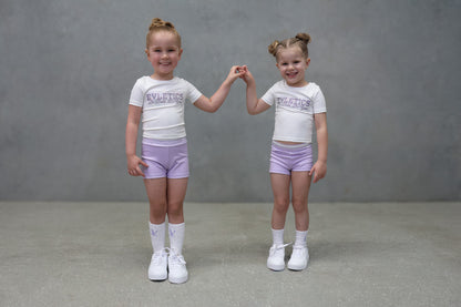 LUXE LILAC BABY TEE
