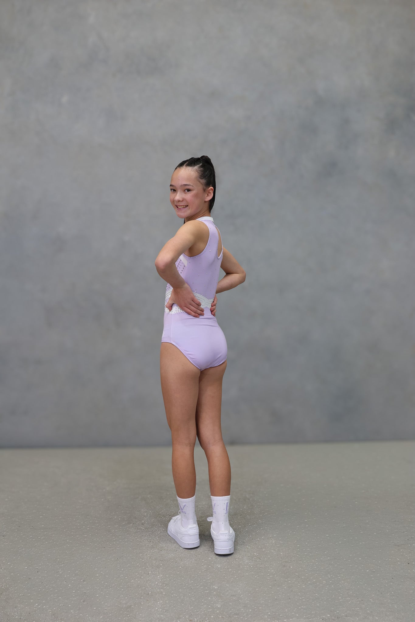 LUXE LILAC LEOTARD