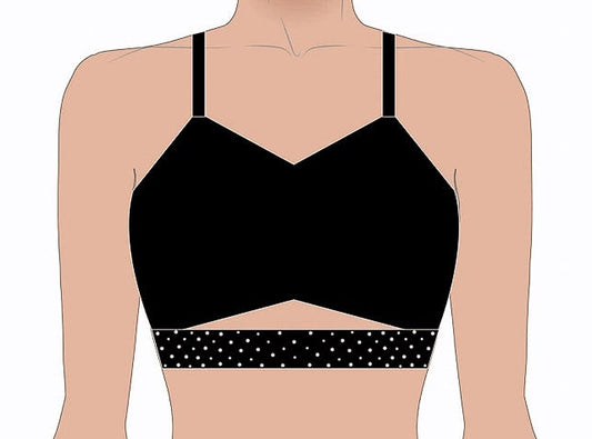 Shimmer Twisted Crop