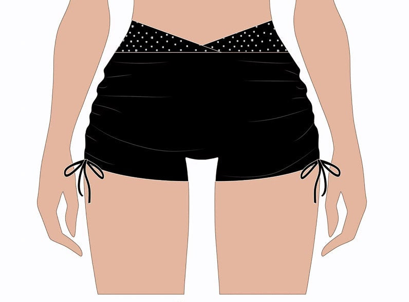 Shimmer Scrunch Shorts