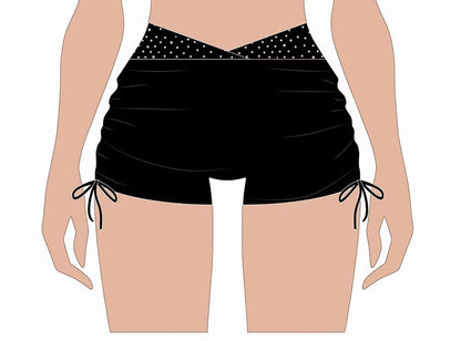 Shimmer Scrunch Shorts
